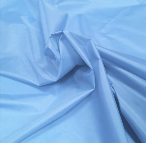 Sky blue nylon look - sky, fabric