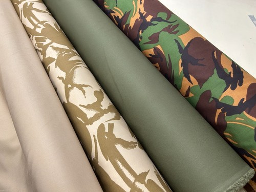 Camo cotton drill - camo, twill