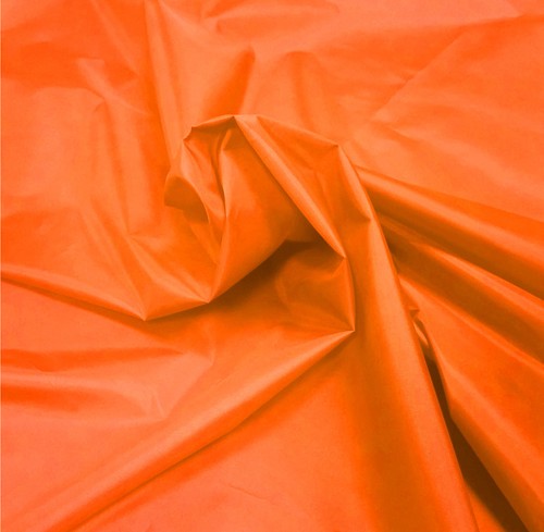 Orange nylon look fabric 5oz - orange,