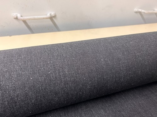 Black denim fabric - denim,